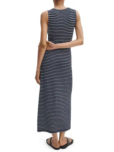 rag & bone Women's The Knit Tie-Waist Striped Maxi Dress - Salute Multi - Size Large | Thumbnail 6