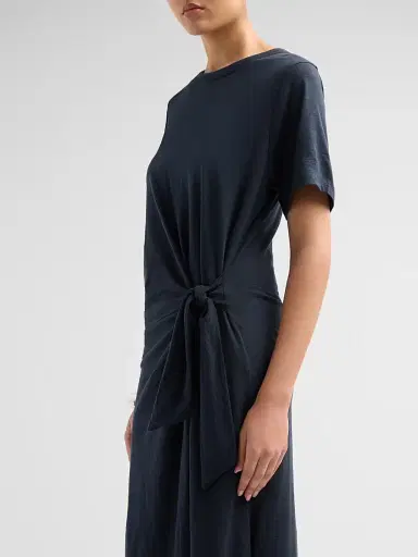 rag & bone Women's The Slub Cotton Midi T-Shirt Dress - Salute - Size XL | Thumbnail 5