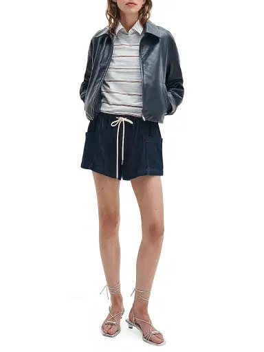 rag & bone Women's The Slub Striped Pima Cotton T-Shirt | Thumbnail 2 rag & bone Women's The Slub Striped Pima Cotton T-Shirt | Thumbnail 2