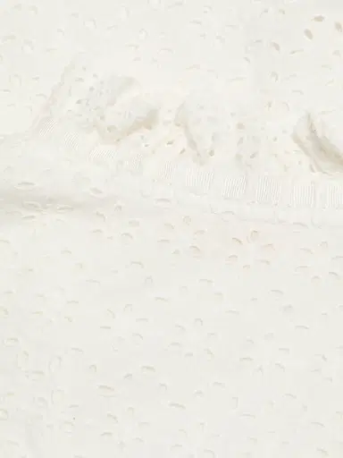 Ulla Johnson Women's Aloutte Eyelet Cotton Top - Pristine | Thumbnail 7