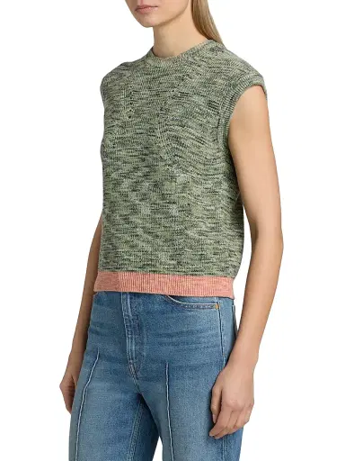 Ulla Johnson Women's Margot Contrast-Hem Stretch-Cotton Top | Thumbnail 4 Ulla Johnson Women's Margot Contrast-Hem Stretch-Cotton Top | Thumbnail 4