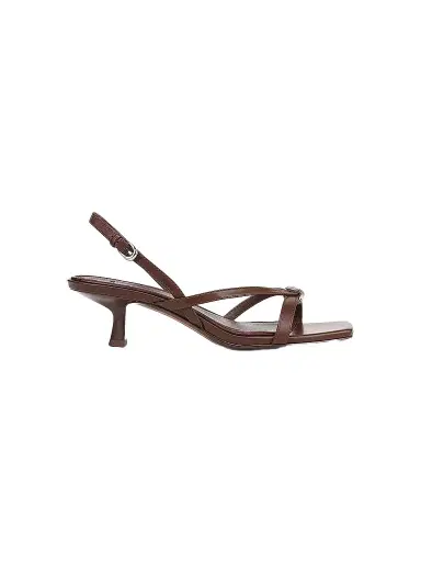 Vince Women's Tali 45MM Leather Slingback Sandals - Molton Brown - Size 8.5 | Thumbnail 1