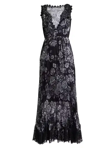 Kobi Halperin Women's Liora Floral Midi Dress - Black Multi - Size XL | Thumbnail 1 Kobi Halperin Women's Liora Floral Midi Dress - Black Multi - Size XL | Thumbnail 1