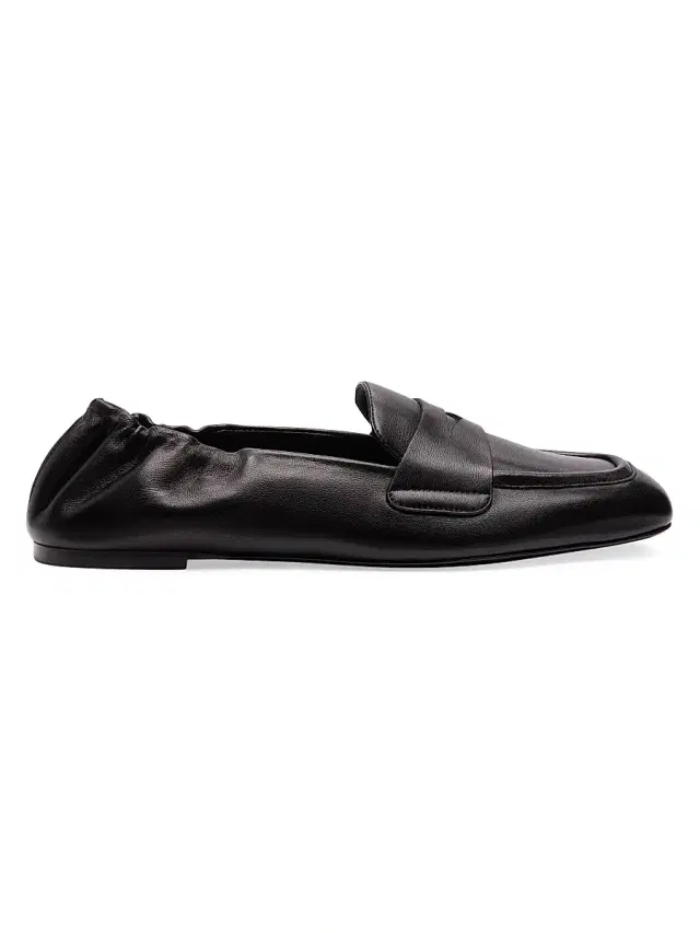 Women's Bryant Leather Penny Loafers - Black