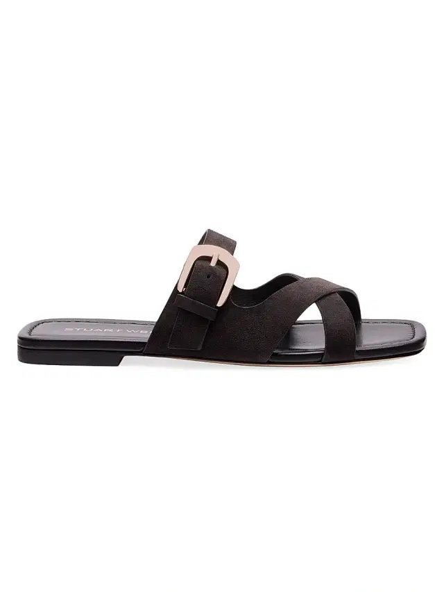 Women's Sai Suede Slide Sandals - Shadow