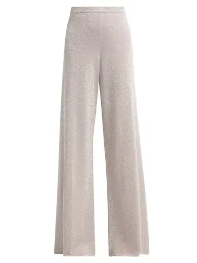 Kobi Halperin Women's Nina Knit Wide-Leg Pants - Silver - Size XL | Thumbnail 1