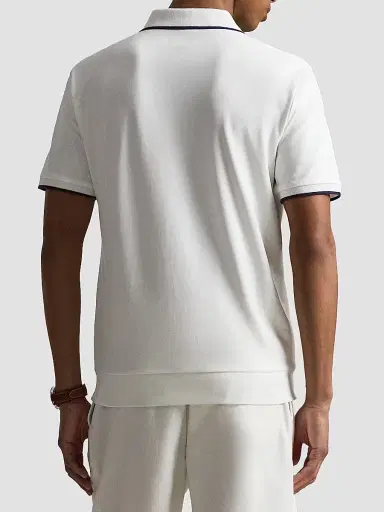 Polo Ralph Lauren Men's Stretch Mesh Polo Shirt - White - Size XXL | Thumbnail 3