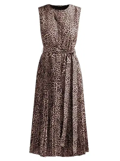 Kobi Halperin Women's Stella Leopard-Print Midi Dress - Natural Multi - Size XL | Thumbnail 1