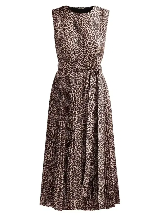 Kobi Halperin Women's Stella Leopard-Print Midi Dress - Natural Multi