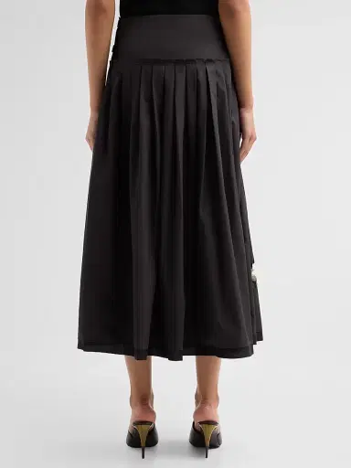 Ungaro Women's Lindsey Embroidered Midi Skirt - Black - Size 16 | Thumbnail 3 Ungaro Women's Lindsey Embroidered Midi Skirt - Black - Size 16 | Thumbnail 3