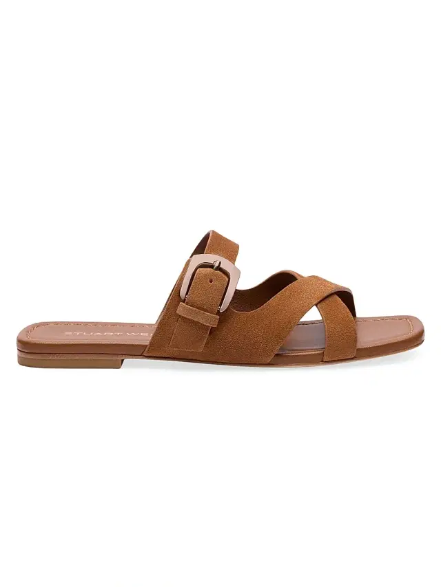Women's Sai Suede Slide Sandals - Doe