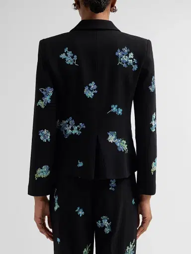 Libertine Women's Bluebell Lane Embellished Single-Breasted Classic Jacket - Black | Thumbnail 3 Libertine Women's Bluebell Lane Embellished Single-Breasted Classic Jacket - Black | Thumbnail 3