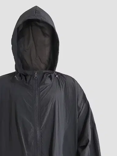 Moustache Boy's Hooded Jacket - Black - Size 16 | Thumbnail 4