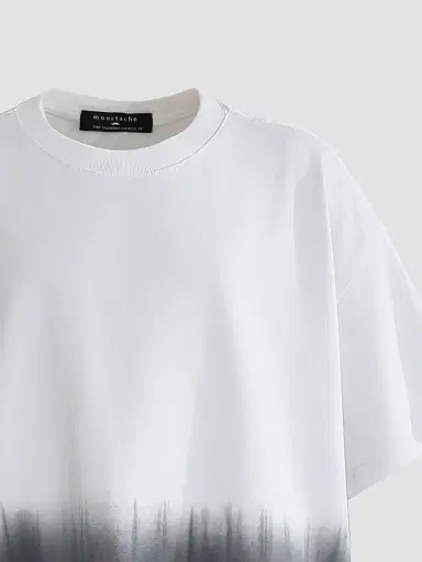 Moustache Boy's Gradient T-Shirt - White - Size 16 | Thumbnail 4 Moustache Boy's Gradient T-Shirt - White - Size 16 | Thumbnail 4