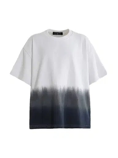 Moustache Boy's Gradient T-Shirt - White - Size 16 | Thumbnail 1 Moustache Boy's Gradient T-Shirt - White - Size 16 | Thumbnail 1