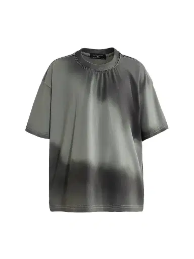 Moustache Boy's Gradient Tie Dye T-Shirt - Grey - Size 16 | Thumbnail 1