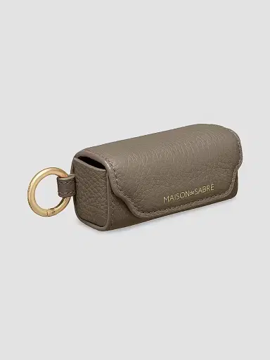 MAISON de SABRÉ Women's Leather Lipstick Charm - Cashmere Matcha | Thumbnail 4