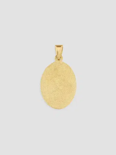 Oradina Women's St. Christopher Medal Pendant Charm in 14K Yellow Gold - Gold | Thumbnail 5