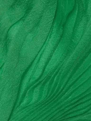 THEIA Women's Cece Pleated Organza One-Shoulder Cocktail Dress - Seafoam Drift - Size 16 | Thumbnail 7