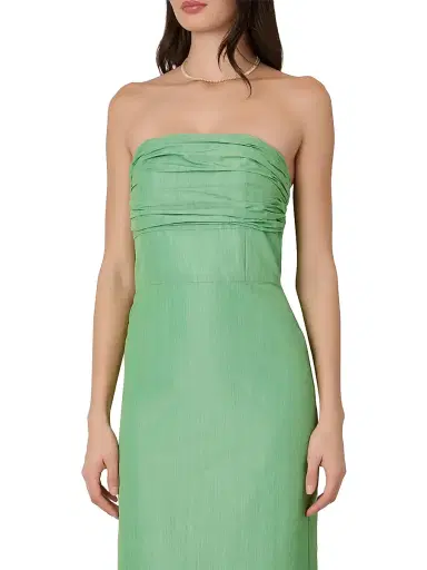 Shoshanna Women's Katerina Strapless Cocktail Dress - Verde - Size 14 | Thumbnail 4 Shoshanna Women's Katerina Strapless Cocktail Dress - Verde - Size 14 | Thumbnail 4