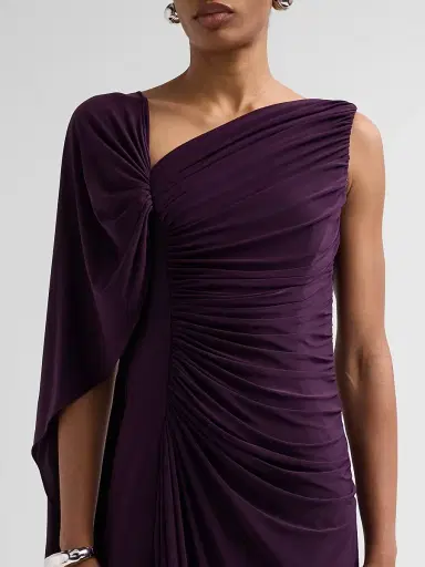 Amsale Women's Asymmetric Draped Gown | Thumbnail 5 Amsale Women's Asymmetric Draped Gown | Thumbnail 5