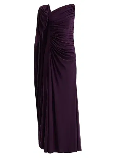 Amsale Women's Asymmetric Draped Gown | Thumbnail 1 Amsale Women's Asymmetric Draped Gown | Thumbnail 1