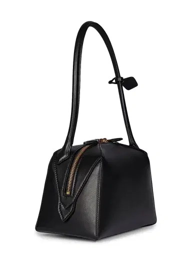 Alaïa Women's Le Bouledogue Small Leather Shoulder Bag - Black | Thumbnail 3