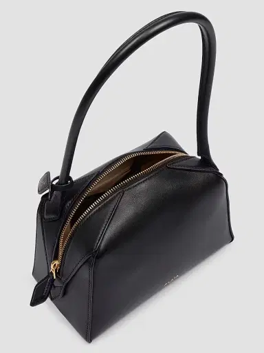 Alaïa Women's Le Bouledogue Small Leather Shoulder Bag - Black | Thumbnail 4