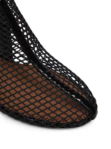 Alaïa Women's 55MM Fishnet Ankle Booties - Noir - Size 12 | Thumbnail 4 Alaïa Women's 55MM Fishnet Ankle Booties - Noir - Size 12 | Thumbnail 4