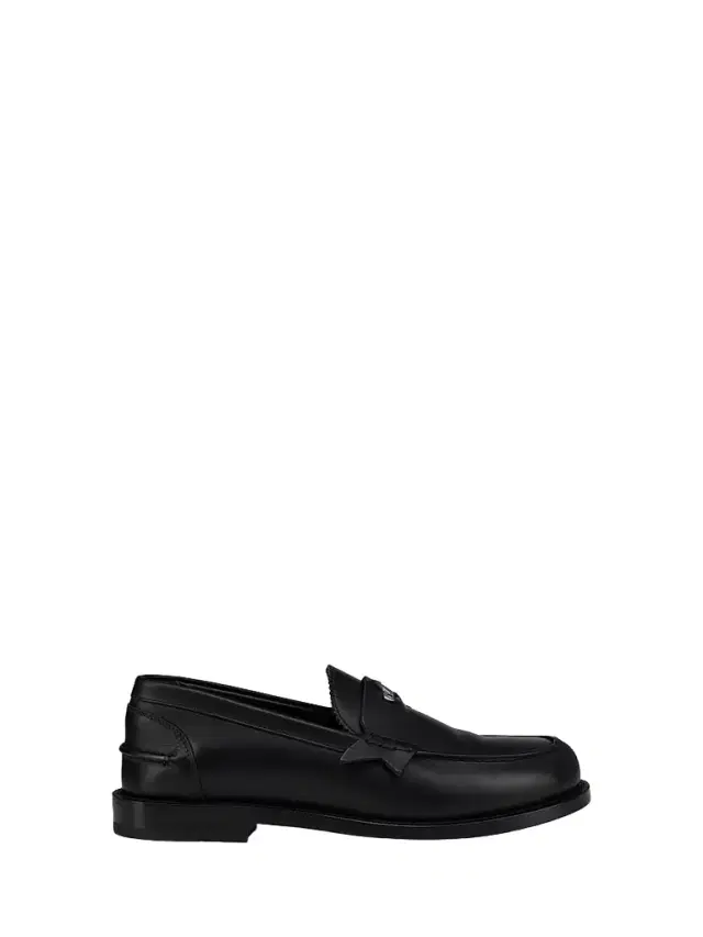 Men's The Plato Leather Loafers - Black