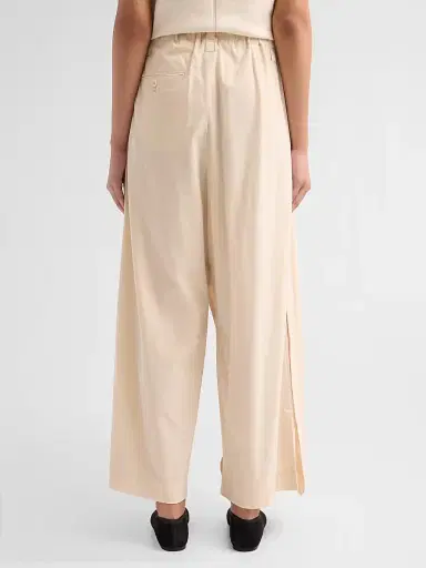 Issey Miyake Women's Looped Pleated Pants - Egg Beige - Size Medium | Thumbnail 3 Issey Miyake Women's Looped Pleated Pants - Egg Beige - Size Medium | Thumbnail 3
