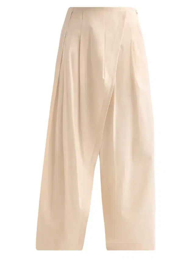 Issey Miyake Women's Looped Pleated Pants - Egg Beige