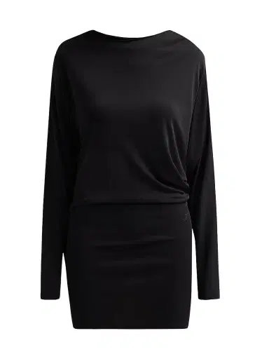 Jacquemus Women's Mistral Asymmetric Mini Dress - Black - Size XL | Thumbnail 1
