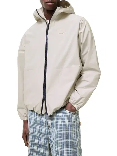 Burberry Men's Clapton Winbreaker Hooded Jacket - Moon Grey - Size XXL | Thumbnail 2