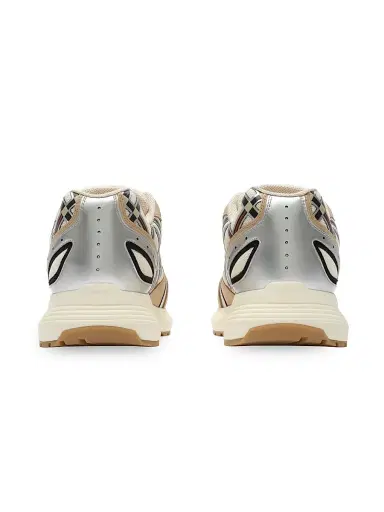 Burberry Men's Eclipse Low-Top Sneakers - Flax Silver - Size 13 | Thumbnail 3