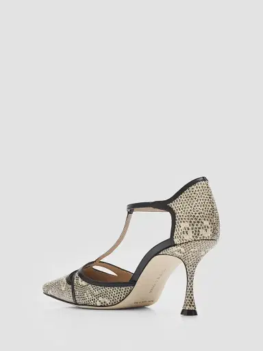 Manolo Blahnik Women's Gish 70MM Leather Pumps | Thumbnail 4 Manolo Blahnik Women's Gish 70MM Leather Pumps | Thumbnail 4