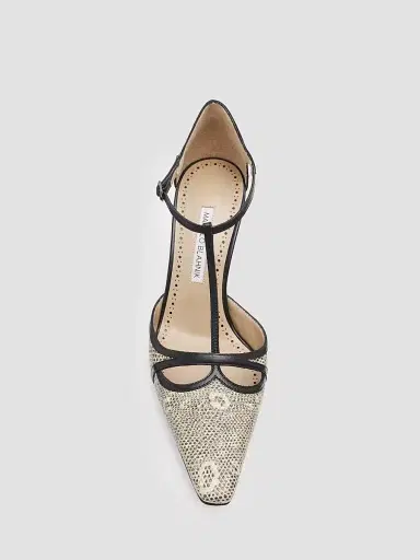 Manolo Blahnik Women's Gish 70MM Leather Pumps | Thumbnail 5 Manolo Blahnik Women's Gish 70MM Leather Pumps | Thumbnail 5