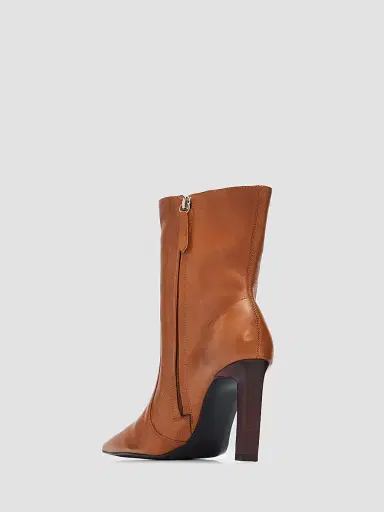 Schutz Women's Ulla 90MM Leather Booties | Thumbnail 4 Schutz Women's Ulla 90MM Leather Booties | Thumbnail 4