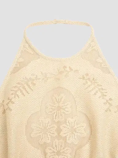 Valentino Garavani Women's Floral Stamp Blanket Top | Thumbnail 7