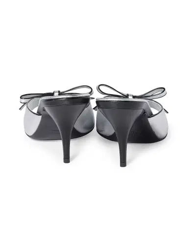 Miu Miu Women's Mordoré Nappa Leather Sandals with Bow | Thumbnail 2 Miu Miu Women's Mordoré Nappa Leather Sandals with Bow | Thumbnail 2
