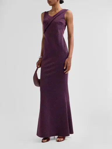 Chiara Boni La Petite Robe Women's Chira Sleeveless Sugar Mermaid Gown - Pomace | Thumbnail 4