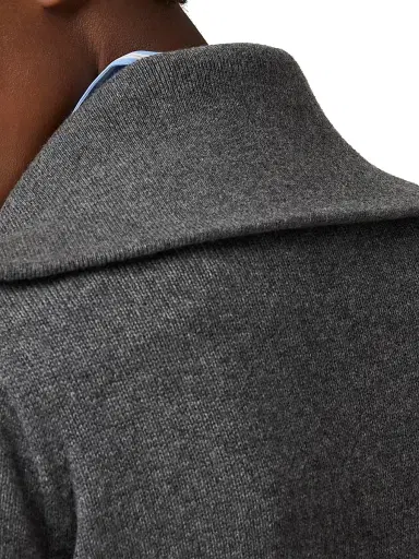 Miu Miu Women's Cashmere Half-Zipper Sweater | Thumbnail 6 Miu Miu Women's Cashmere Half-Zipper Sweater | Thumbnail 6