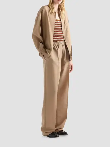 Prada Women's Light Mohair Pants - Brown - Size 6 | Thumbnail 6 Prada Women's Light Mohair Pants - Brown - Size 6 | Thumbnail 6