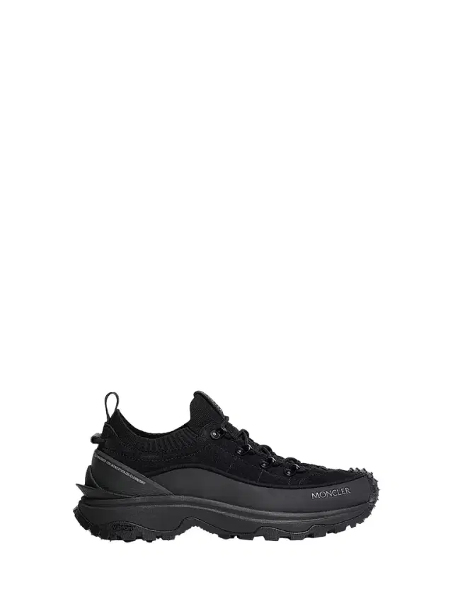 Moncler Women's Trailgrip Sneakers in Nubuck & Suede - Black