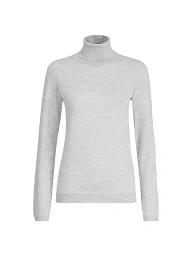 Brunello Cucinelli Women's Sparkling Cashmere and Silk Lightweight Turtleneck Sweater | Thumbnail 1 Brunello Cucinelli Women's Sparkling Cashmere and Silk Lightweight Turtleneck Sweater | Thumbnail 1