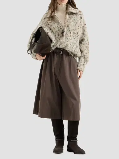 Brunello Cucinelli Women's Sparkling Cashmere and Silk Lightweight Turtleneck Sweater | Thumbnail 6