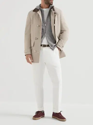 Brunello Cucinelli Men's Cashmere Sweatshirt-Style Cardigan with Hood | Thumbnail 6 Brunello Cucinelli Men's Cashmere Sweatshirt-Style Cardigan with Hood | Thumbnail 6