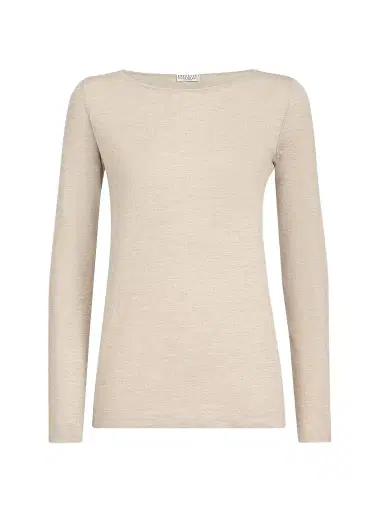 Brunello Cucinelli Women's Sparkling Cashmere and Silk Lightweight Sweater | Thumbnail 1 Brunello Cucinelli Women's Sparkling Cashmere and Silk Lightweight Sweater | Thumbnail 1
