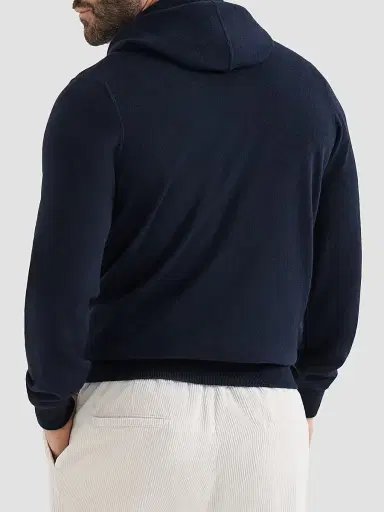 Brunello Cucinelli Men's Cashmere Sweatshirt-Style Cardigan with Hood | Thumbnail 3 Brunello Cucinelli Men's Cashmere Sweatshirt-Style Cardigan with Hood | Thumbnail 3