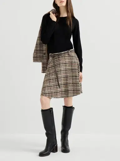 Brunello Cucinelli Women's Cashmere and Silk Lightweight Sweater | Thumbnail 6 Brunello Cucinelli Women's Cashmere and Silk Lightweight Sweater | Thumbnail 6